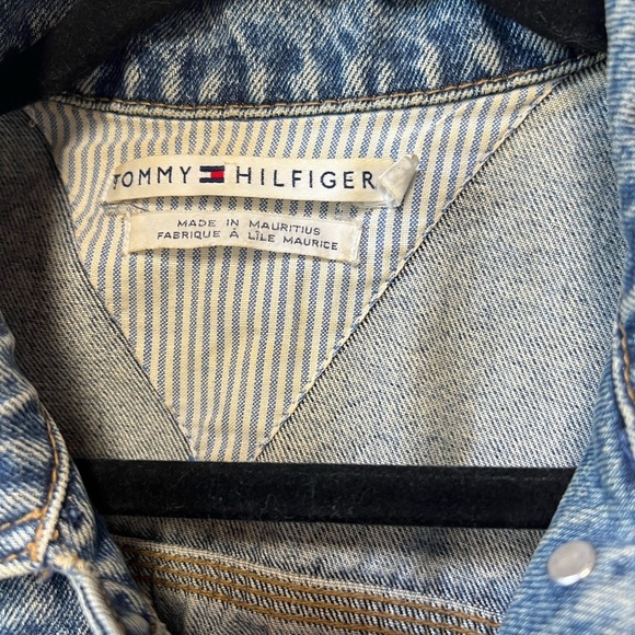 Vintage Tommy Hilfiger  Denim Jacket size XL - Picture 3 of 10